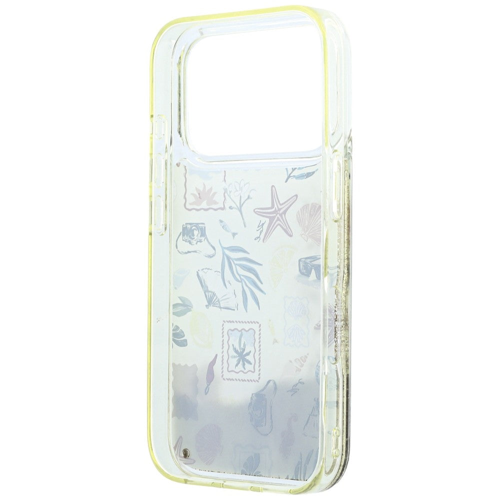 Maska za Apple iPhone 18 Pro / 17 Pro, Karl Lagerfeld, Liquid Glitter Beach and Sand, Bež