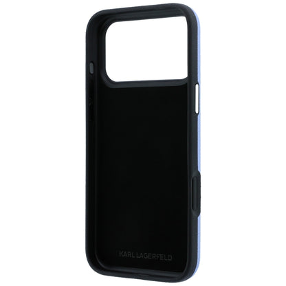 Maska za Apple iPhone 18 Pro / 17 Pro, Karl Lagerfeld, Smooth Big Resin Signature Logo, Plava