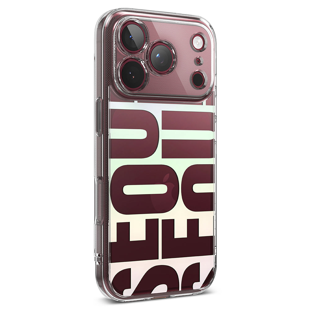 Maska za Apple iPhone 18 Pro / 17 Pro, Ringke, Fusion Seoul, Bordo