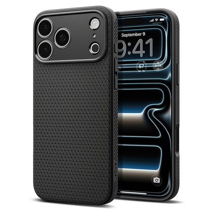 Maska za Apple iPhone 18 Pro / 17 Pro, Spigen, Liquid Air, Crna Mat ACS12149