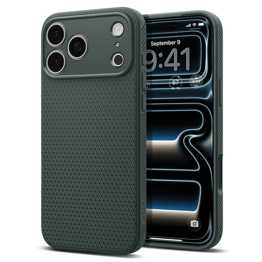 Maska za Apple iPhone 18 Pro / 17 Pro, Spigen, Liquid Air, Zelena ACS12151