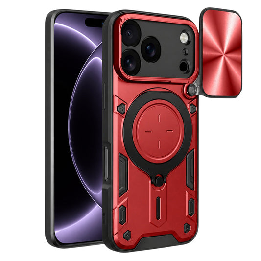 Maska za Apple iPhone 18 Pro / 17 Pro, Techsuit, CamGuard Pro, Crvena