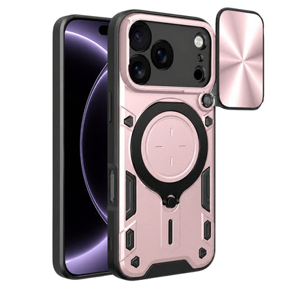 Maska za Apple iPhone 18 Pro / 17 Pro, Techsuit, CamGuard Pro, Ružičasto zlatna