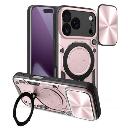 Maska za Apple iPhone 18 Pro / 17 Pro, Techsuit, CamGuard Pro, Ružičasto zlatna