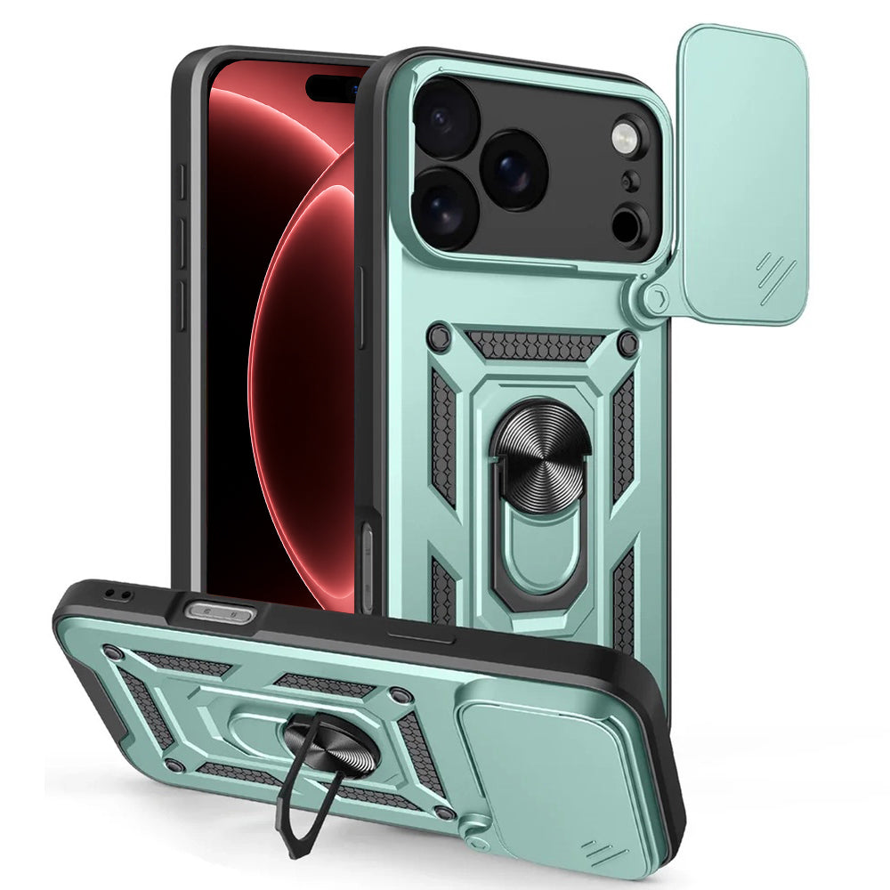 Maska za Apple iPhone 18 Pro / 17 Pro, Techsuit, CamShield, Zelena