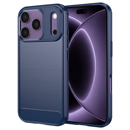 Maska za Apple iPhone 18 Pro / 17 Pro, Techsuit, Karbon, Plava
