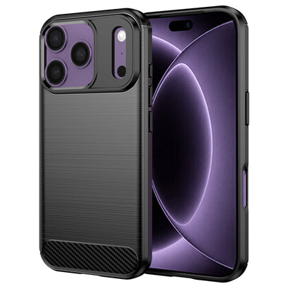 Maska za Apple iPhone 18 Pro / 17 Pro, Techsuit, Karbon, Crna