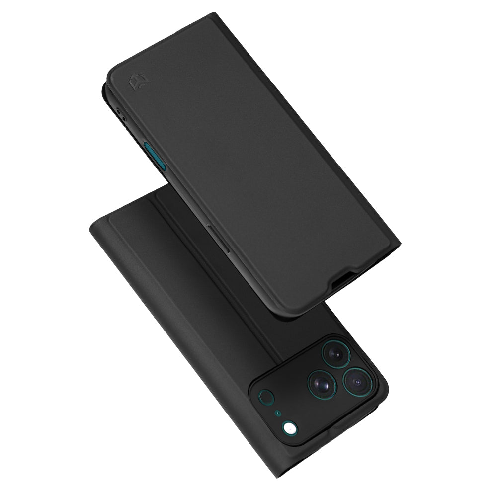 Futrola za Apple iPhone 18 Pro / 17 Pro, Techsuit, Magskin Book, Crna