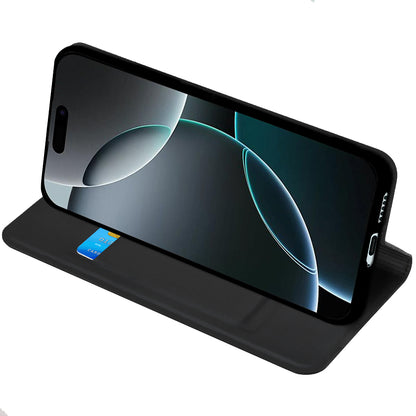 Futrola za Apple iPhone 18 Pro / 17 Pro, Techsuit, Magskin Book, Crna