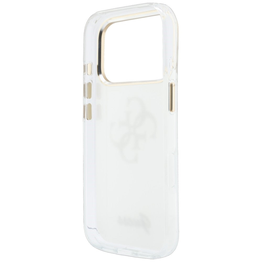 Maska za Apple iPhone 18 Pro, Guess, IML 4G Metal Script, Bijela