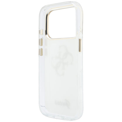 Maska za Apple iPhone 18 Pro, Guess, IML 4G Metal Script, Bijela