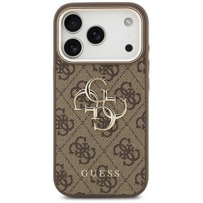 Maska za Apple iPhone 18 Pro Max / 17 Pro Max, Guess, 4G Big Classic Logo, Smeđa