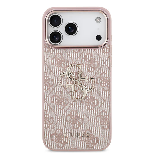 Maska za Apple iPhone 18 Pro Max / 17 Pro Max, Guess, 4G Big Classic Logo, Roza