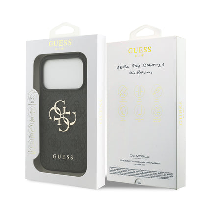 Maska za Apple iPhone 18 Pro Max / 17 Pro Max, Guess, 4G Big Logo, Crna