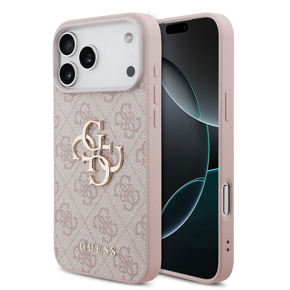 Maska za Apple iPhone 18 Pro Max / 17 Pro Max, Guess, 4G Big Logo, Roza