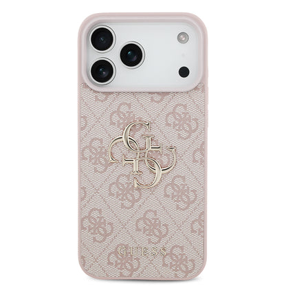 Maska za Apple iPhone 18 Pro Max / 17 Pro Max, Guess, 4G Big Logo, Roza