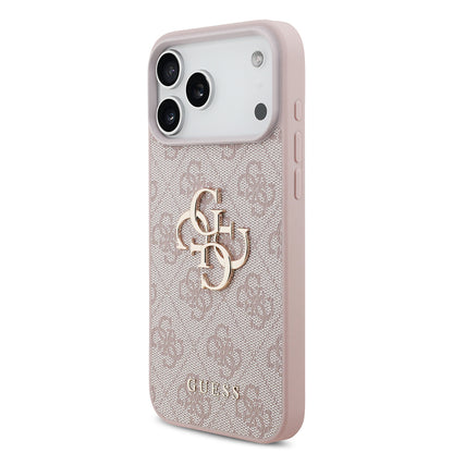 Maska za Apple iPhone 18 Pro Max / 17 Pro Max, Guess, 4G Big Logo, Roza