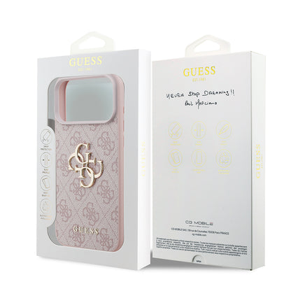 Maska za Apple iPhone 18 Pro Max / 17 Pro Max, Guess, 4G Big Logo, Roza
