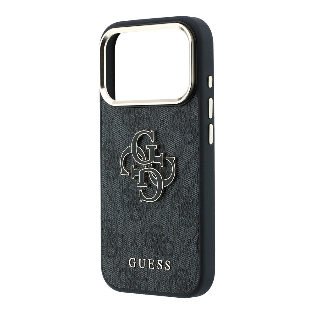 Maska za Apple iPhone 18 Pro Max / 17 Pro Max, Guess, 4G Big Resin Logo, Crna