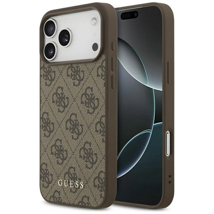 Maska za Apple iPhone 18 Pro Max / 17 Pro Max, Guess, 4G Classic Logo, Smeđa