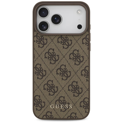 Maska za Apple iPhone 18 Pro Max / 17 Pro Max, Guess, 4G Classic Logo, Smeđa