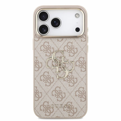 Maska za Apple iPhone 18 Pro Max / 17 Pro Max, Guess, 4G Classic Logo s remenom, Ružičasto zlatna