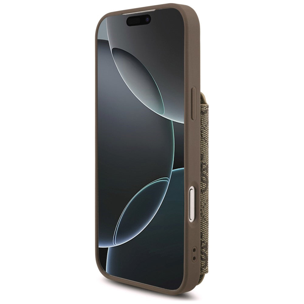 Maska za Apple iPhone 18 Pro Max / 17 Pro Max, Guess, 4G Crossbody Cardslot, smeđa