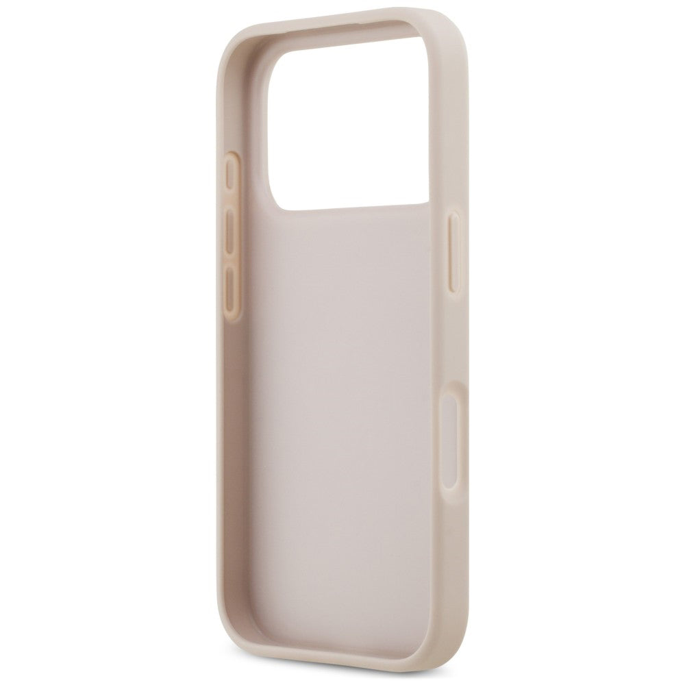 Maska za Apple iPhone 18 Pro Max / 17 Pro Max, Guess, 4G Double Card Triangle, ružičasta