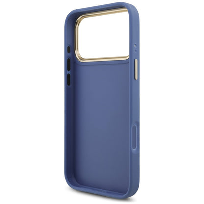 Maskica za Apple iPhone 18 Pro Max / 17 Pro Max, Guess, Big 4G Classic Logo & Big Strap Metal Buttons, plava