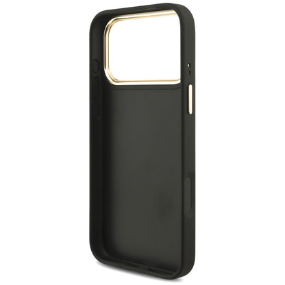 Maska za Apple iPhone 18 Pro Max / 17 Pro Max, Guess, Big 4G Classic Logo & Big Strap Metal Buttons, crna