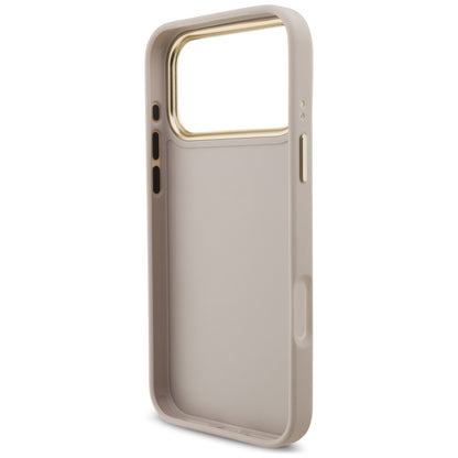 Maska za Apple iPhone 18 Pro Max / 17 Pro Max, Guess, Big 4G Classic Logo & Big Strap Metal Buttons, ružičasta