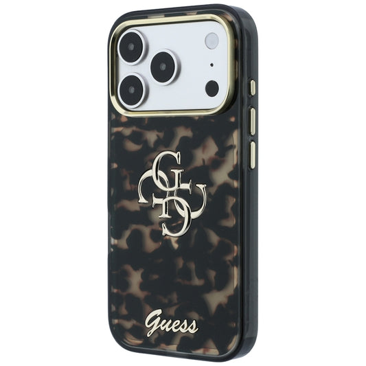 Maska za Apple iPhone 18 Pro Max / 17 Pro Max, Guess, IML 4G Metal Script, Smeđa