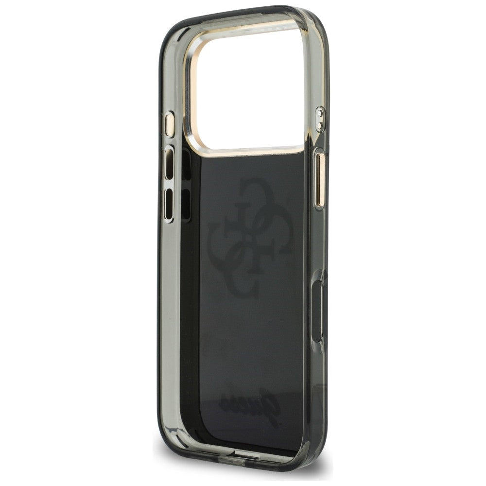 Maska za Apple iPhone 18 Pro Max / 17 Pro Max, Guess, IML 4G Metal Script, Crna