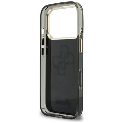 Maska za Apple iPhone 18 Pro Max / 17 Pro Max, Guess, IML 4G Metal Script, Crna