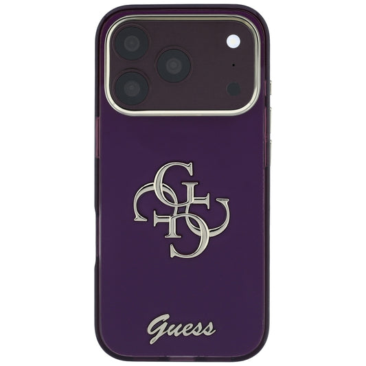 Futrola za Apple iPhone 18 Pro Max / 17 Pro Max, Guess, IML 4G Metal Script, Bordo