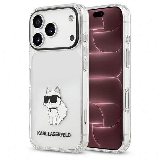 Maska za Apple iPhone 18 Pro Max / 17 Pro Max, Karl Lagerfeld, IML Choupette NFT, prozirna