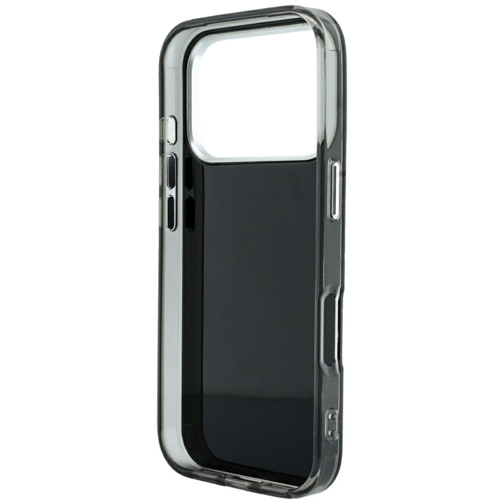 Maska za Apple iPhone 18 Pro Max / 17 Pro Max, Karl Lagerfeld, IML Rhinestones and Electroplated Logo, Crna