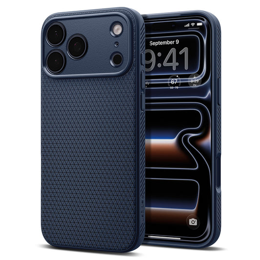 Maska za Apple iPhone 18 Pro Max / 17 Pro Max, Spigen, Liquid Air, Tamnoplava ACS12112