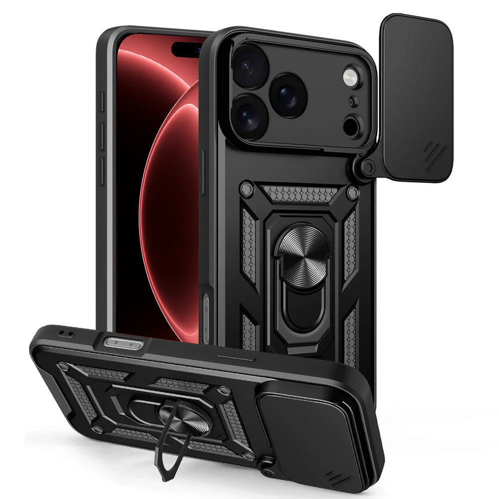 Maska za Apple iPhone 18 Pro Max / 17 Pro Max, Techsuit, CamShield, Crna