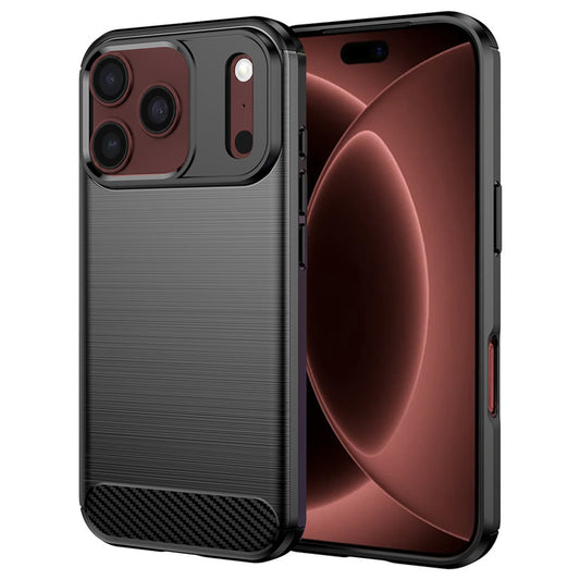 Maska za Apple iPhone 18 Pro Max / 17 Pro Max, Techsuit, Karbon, Crna