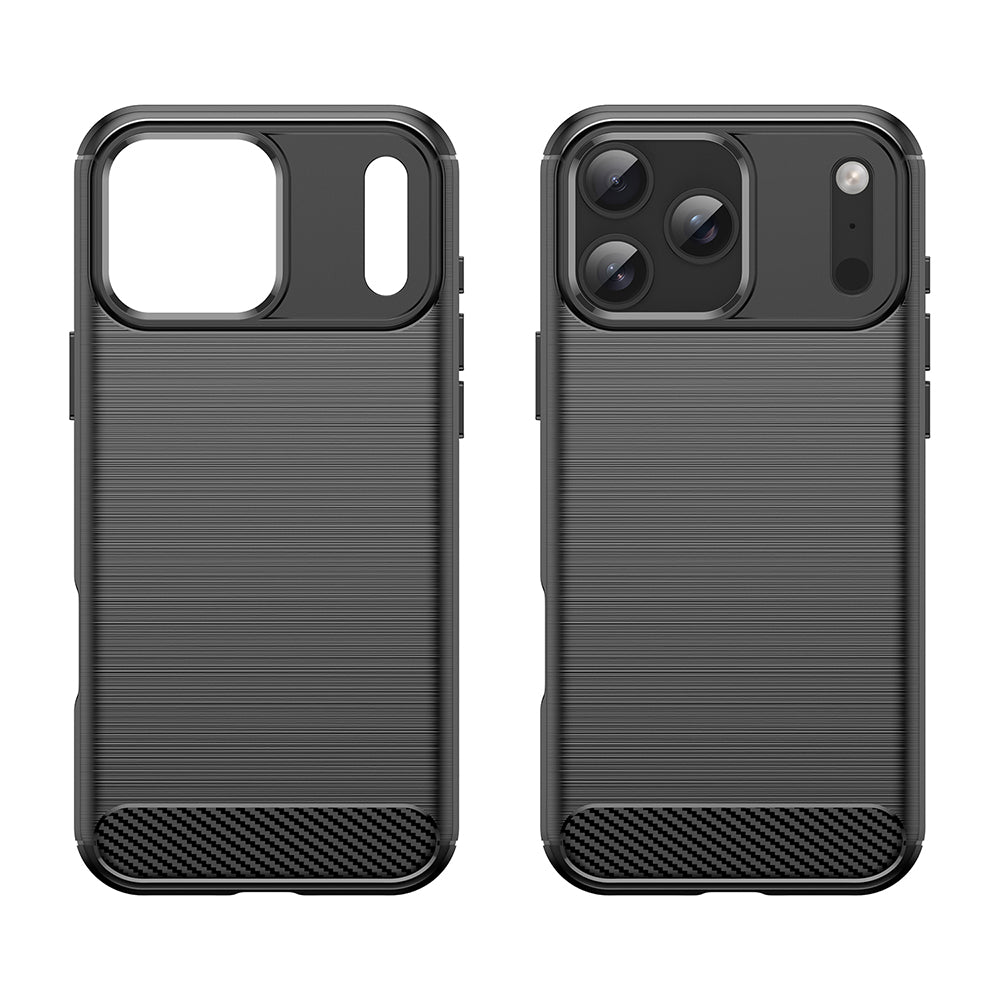 Maska za Apple iPhone 18 Pro Max / 17 Pro Max, Techsuit, Karbon, Crna