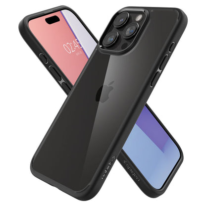 Maska za Apple iPhone 15 Pro, Spigen, Ultra Hybrid, Crna Mat ACS06713
