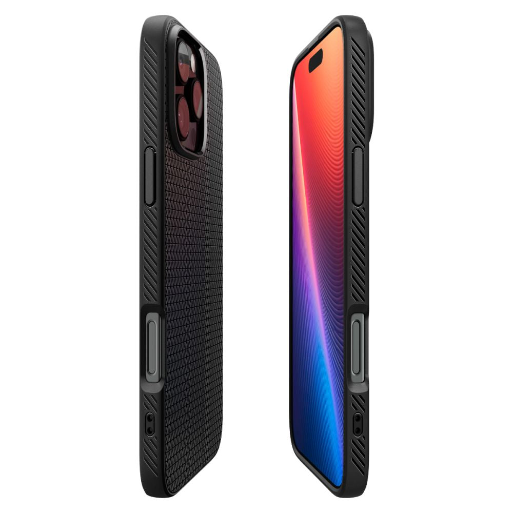 Futrola za Apple iPhone 16 Pro, Spigen, Liquid Air Matte, Crna ACS08117