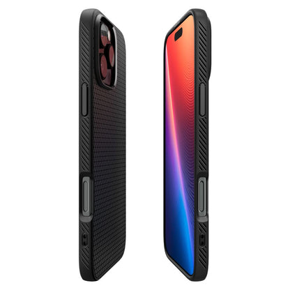 Futrola za Apple iPhone 16 Pro, Spigen, Liquid Air Matte, Crna ACS08117