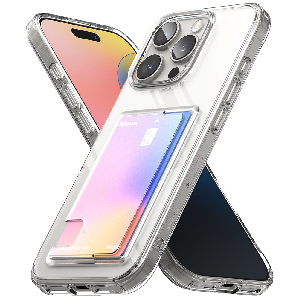 Futrola za Apple iPhone 16 Pro Max, Ringke, Fusion Card, Prozirna