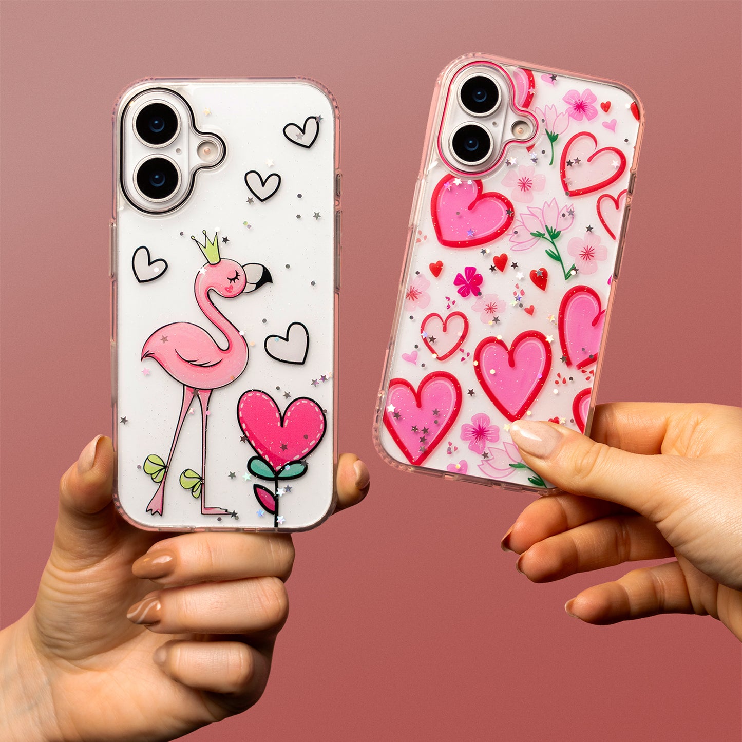 Maska za Apple iPhone 15 Pro, OEM, Ultra Trendy Love 1, Višebojna