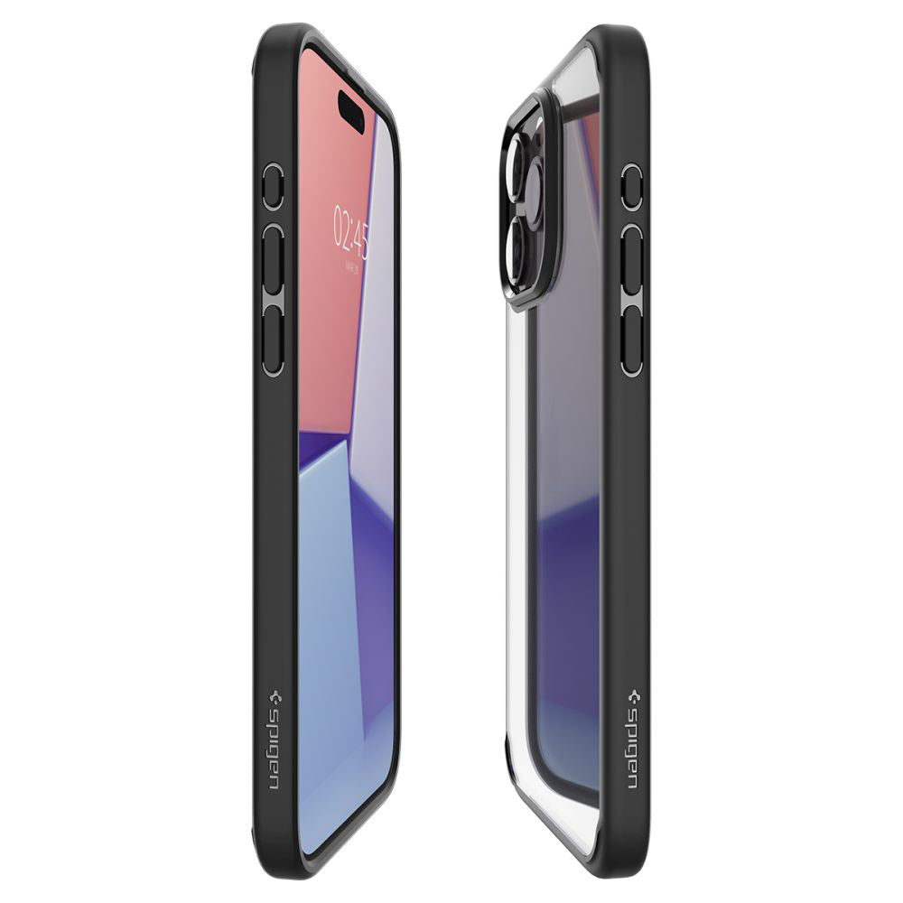 Maska za Apple iPhone 15 Pro, Spigen, Ultra Hybrid, Crna Mat ACS06713