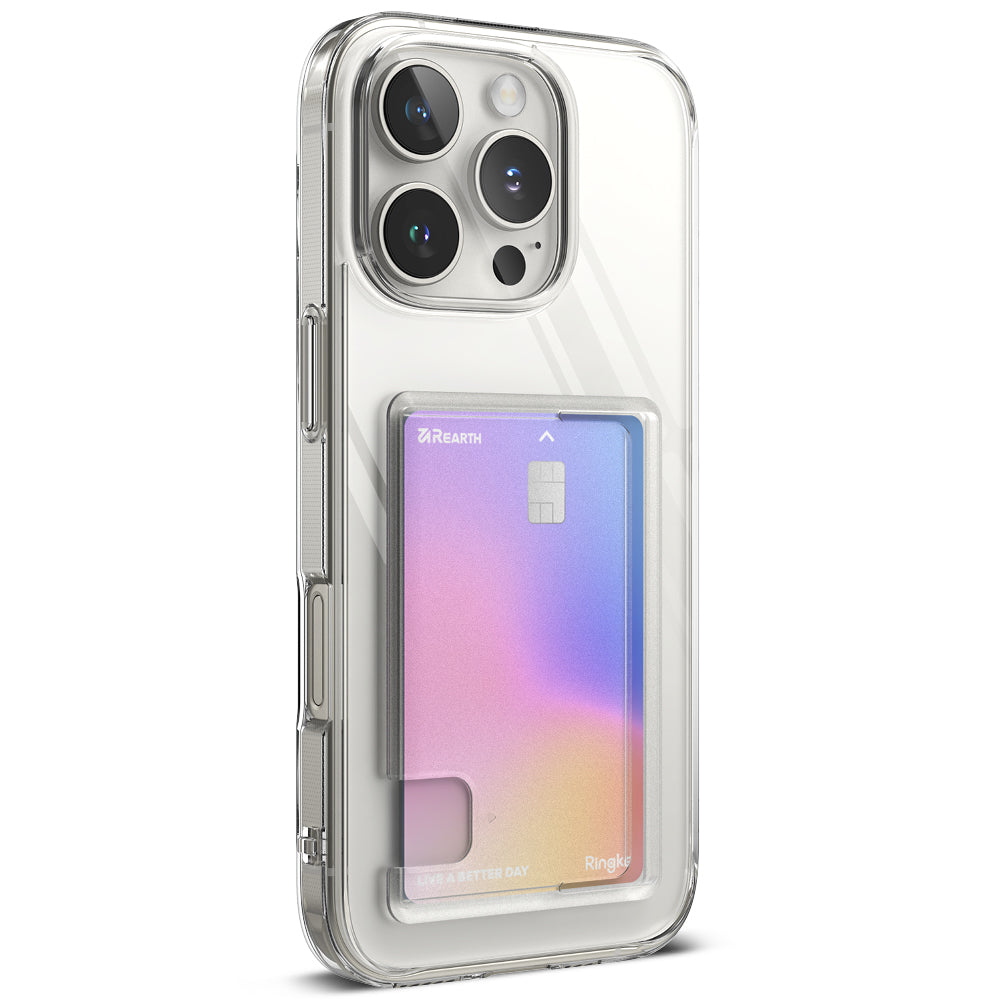 Futrola za Apple iPhone 16 Pro Max, Ringke, Fusion Card, Prozirna