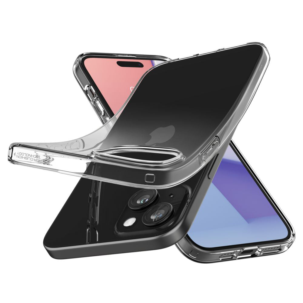 Futrola za Apple iPhone 15, Spigen, Liquid Crystal, Prozirna