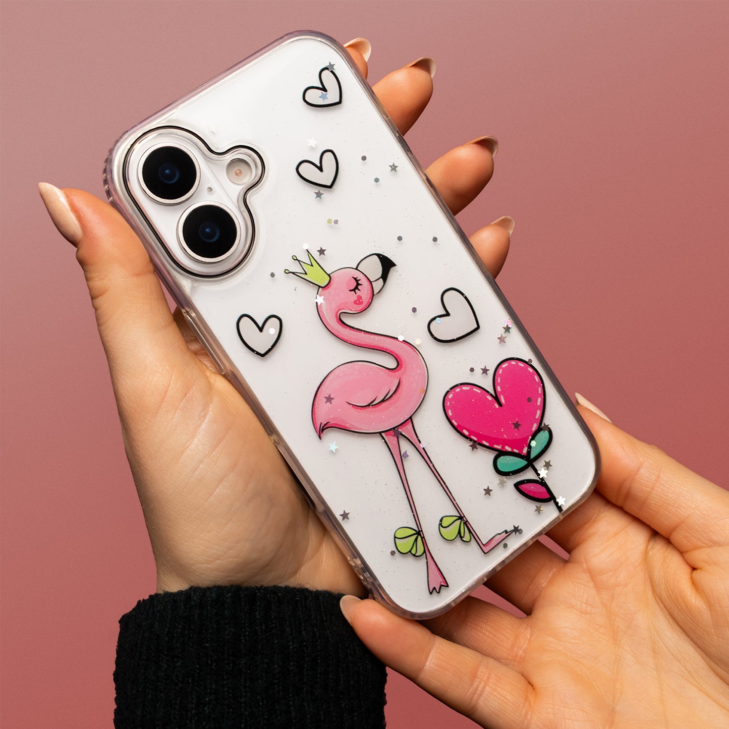 Maska za Apple iPhone 14 / 13, OEM, Ultra Trendy Love 2, Višebojna